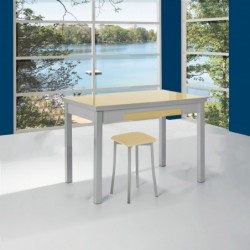 Mesa de cocina extensibles alas laterales modelo Soria