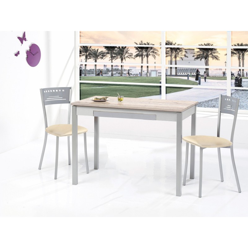 Mesa Cocina fija con tapa laminada modelo Jaén Mesa Cocina fija con tapa laminada modelo Jaén