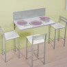 Mesa de cocina para pared plegable Paterna