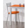 Silla de cocina metal y tapizada modelo Denia