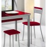 Silla de cocina asiento polipiel y respaldo a juego modelo Ronda
