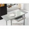 Pack Mesa de cocina extensibles alas laterales con sillas y taburetes