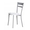 Silla de cocina estructura metal aluminio o blanco