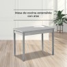 Mesa de cocina 90x50 laminada extensible