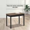 Mesa de cocina 90x50 laminada extensible