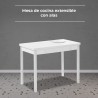 Mesa de cocina 100x60 laminada extensible