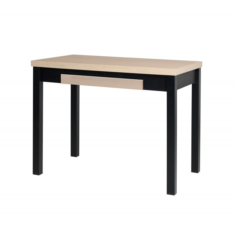 Mesa de cocina tapa laminada negra