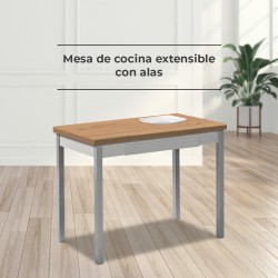 Mesa de cocina 110x70 laminada extensible