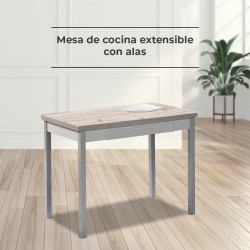 Mesa de cocina 110x70 laminada extensible