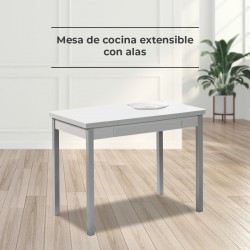 Mesa de cocina 110x70 laminada extensible