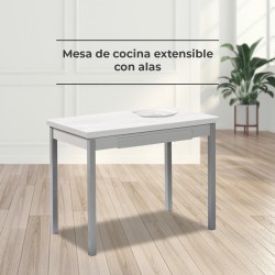 Mesa de cocina 110x70 laminada extensible