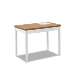 Mesa de cocina 110x70 laminada extensible