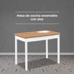 Mesa de cocina 110x70 laminada extensible