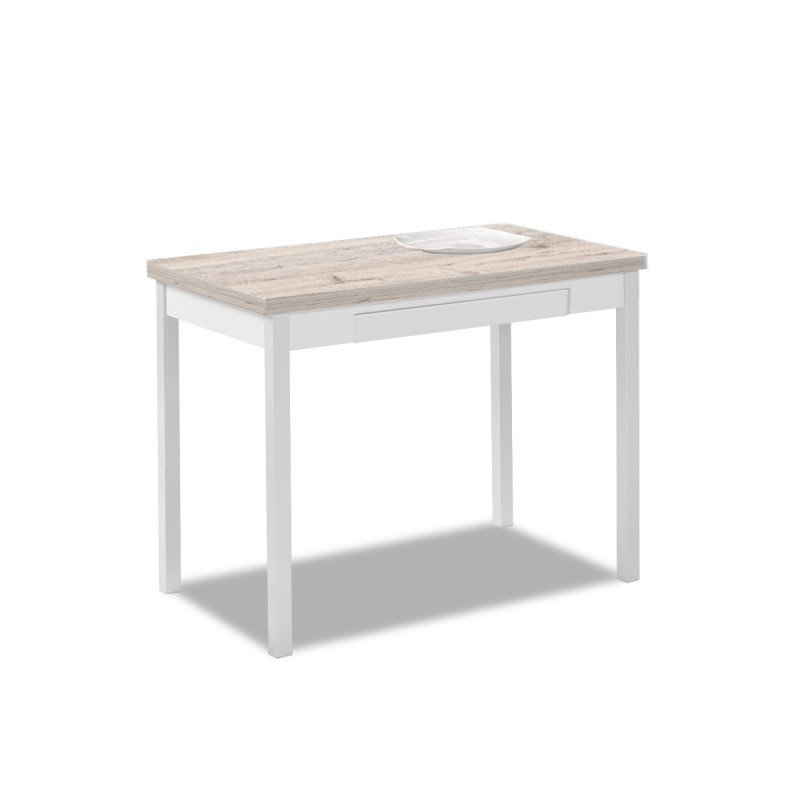 Mesa de cocina 110x70 laminada extensible