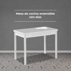 Mesa de cocina 110x70 laminada extensible