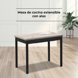 Mesa de cocina 110x70 laminada extensible