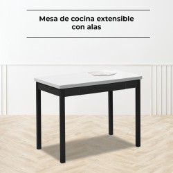 Mesa de cocina 110x70 laminada extensible