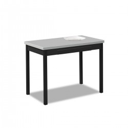 Mesa de cocina 110x70 laminada extensible