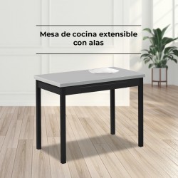 Mesa de cocina 110x70 laminada extensible