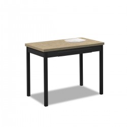 Mesa de cocina 110x70 laminada extensible