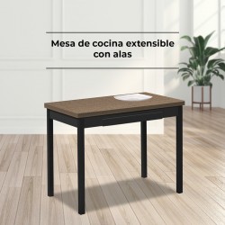 Mesa de cocina 110x70 laminada extensible