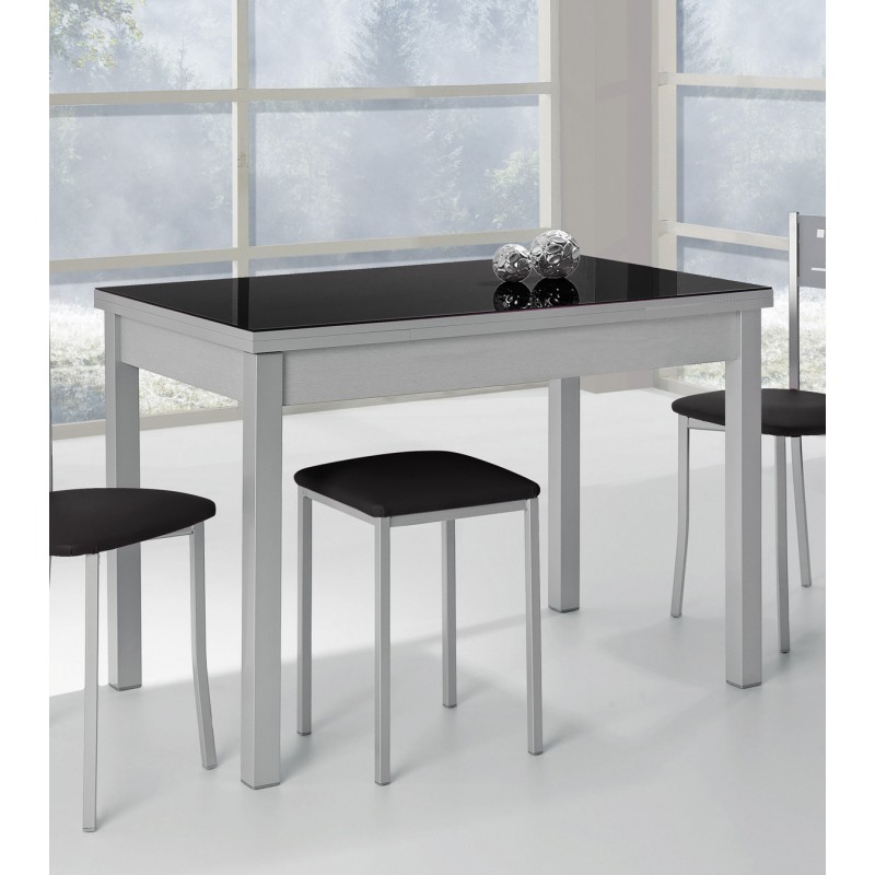 Mesa de cocina extensible alas laterales Mérida