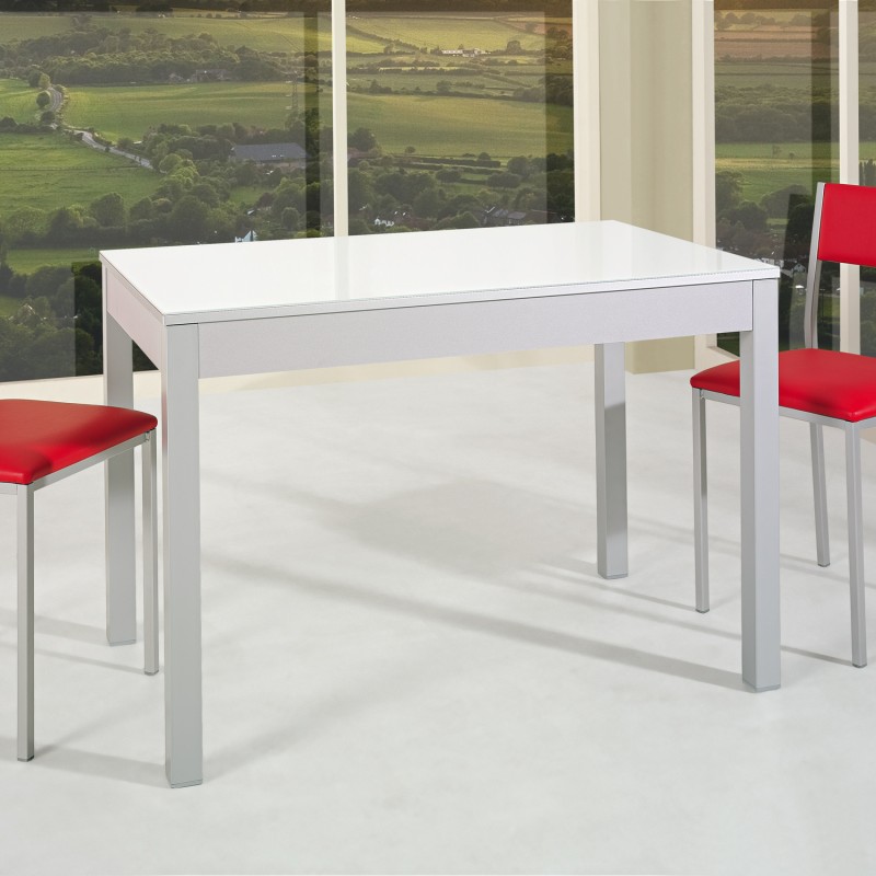 Mesa de cocina extensible tipo carro modelo Avila Mesa de cocina extensible tipo carro modelo Avila